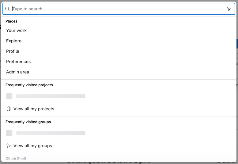 After: Adjust UI elements and styling of search modal