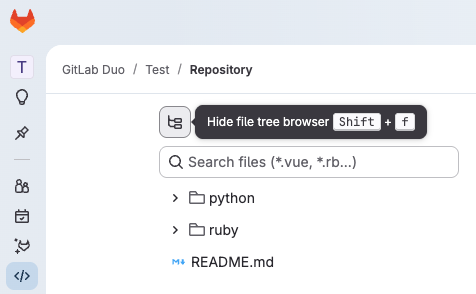 After: Fix tooltip styling in file tree browser toggle