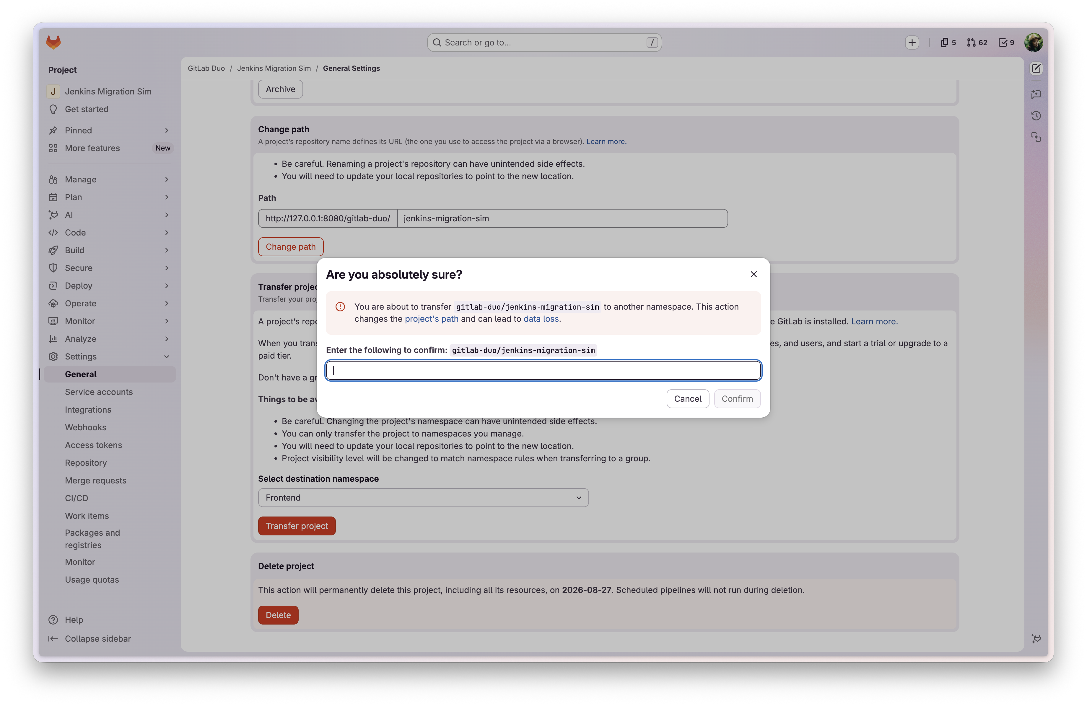 After: Clean up path confirmation modals